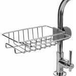 Panier d'vier porte - ponges pour robinet, tagre de drainage de robinet, gouttoir de robinet suspendu ...