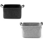 Panier en feutrine, bo�te de rangement en feutrine, paniers en feutrine � deux anses, bo�te de rangement ...