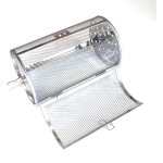 Panier de four rotatif � 360 degr�s en acier inoxydable, cages de four, four � tambour de 18 cm, r�tissoire ...