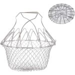 Panier � frire, panier a salade tamis cuisine inoxydable fry extensible chef panier cuisine