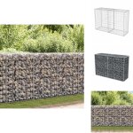 Vidaxl - panier de gabion acier galvanisé 150x50x100 cm - panneau de cloture - clôture métallique - clôture ... Vidaxl - panier de gabion acier galvanisé 150x50x100 cm - panneau de cloture - clôture métallique - clôture ...
