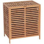 Paniere a linge mdf bambou - bambou tendance