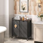 Panier à linge, corbeille à linge sale, rangement 2 compartiments, 2 sacs en tissu oxford amovibles, ... Panier à linge, corbeille à linge sale, rangement 2 compartiments, 2 sacs en tissu oxford amovibles, ...