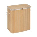 Panier � linge double  bambou  100l naturel
