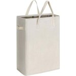 Panier � linge fin, petit sac � linge pliable et �troit avec poign�e.
