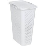 Panier à linge en plastique blanc 42l - 5five Panier à linge en plastique blanc 42l - 5five