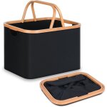 Panier � linge, panier � v�tements sales avec poign�es pour buanderie et chambre � coucher, panier de ...