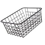 Panier en métal, bac de rangement en fil métallique, élégant pour la salle de bain Panier en métal, bac de rangement en fil métallique, élégant pour la salle de bain