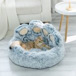 Panier moelleux et apaisant pour chiens et chats, en forme de patte d'ours, adapt� aux petits chiens ...