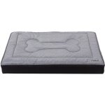 Panier orthopdique pour chien welsti matelas gris os l 100x70 antidrapant