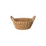 Panier � pain en osier 30x20x11cm avec poign�es, naturel