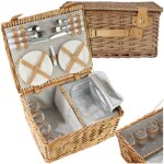 Tectake - panier pique - nique föhr pour 4 personnes - Tectake - panier pique - nique föhr pour 4 personnes -