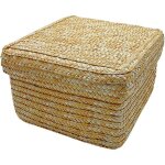 Alovez - panier de rangement en jonc de mer, panier  fleurs tress, panier  linge en osier, bote de ...