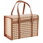 Feiyue - panier de rangement tiss en osier frcolor, panier  fleurs, poigne en ?uf, panier en rotin, ...