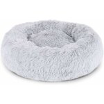 Fei yu - panier rond pour chien coussin pour chat panier donut  40 cm (s) gris clair