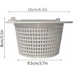 Panier skimmer 16 cm - panier de rechange pour skimmer, panier skimmer piscine, pr - filtre piscine, ...