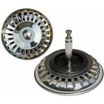 Panier universel 7, 6 cm (�80 mm) (�80 mm), pour �vier excentrique / inox