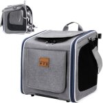 Panier v�lo pour chien ? portable pliable, panier guidon, pour d�placements, voyages, cyclisme