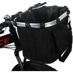 Panier de v�lo support pour chien pliable amovible, avec panier de guidon de v�lo r�glable lib�ration ...