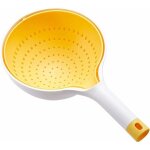 Panier de vidange de cuisine, panier de drainage creux rotatif � 360 � passoire alimentaire d�mestique ...