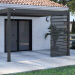 Ombrea - panneau brise - vue horizontal 1, 3m vs - anthracite