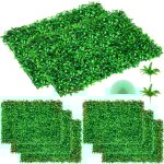 Mophorn - panneau de buis artificiel 8 pièces - mur de haie verte résistant aux uv - 24 x 16 po - 4 cm ... Mophorn - panneau de buis artificiel 8 pièces - mur de haie verte résistant aux uv - 24 x 16 po - 4 cm ...