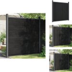 Vidaxl - panneau de cl�ture gris 173x186 cm wpc - cl�ture jardin - cl�ture r�sidentielle - cl�ture composite ...