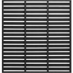 Torana - panneau de clôture wpc 180x180 cm noir Torana - panneau de clôture wpc 180x180 cm noir