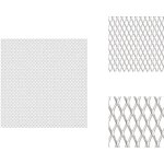 Panneau de grillage de jardin acier inox 100x85 cm 20x10x2 mm - panneaux de clture - clture mtal - ...