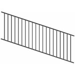 Deco fer forge - panneau inclin� et r�glable pour rampe de 2320mm