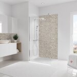 Panneau mural 100x210 cm, revêtement pour douche et salle de bains, placement facile, décodesign softtouch, ... Panneau mural 100x210 cm, revêtement pour douche et salle de bains, placement facile, décodesign softtouch, ...