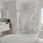 Panneau mural 150x255 cm, revtement pour douche et salle de bains, placement facile, dcodesign dcor, ...