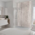 Panneau mural 150x255 cm, rev�tement pour douche et salle de bains, placement facile, d�codesign d�cor, ...