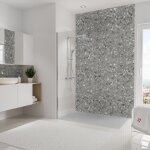 Panneau mural 150x255 cm, rev�tement pour douche et salle de bains, placement facile, d�codesign softtouch, ...