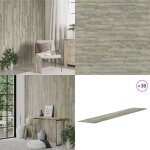 Panneaux muraux aspect bois gris pvc 4, 12 m - panneau mural - papier peint effet bois - dcoration ...