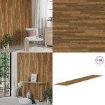 Panneaux muraux aspect bois marron pvc 4, 12 m - panneau mural - papier peint effet bois - dcoration ...