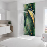 Panneau mural feuilles de bananier, revtement pour douche et salle de bain, dcodesign softtouch schulte ...