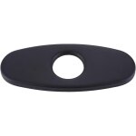 Panneau de recouvrement d'�vier de 5, 5 pouces, en acier inoxydable, pour robinets de salle de bain ou ...