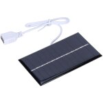 Panneau solaire 1w 6v, panneau solaire bricolage en polysilicium, panneau de charge solaire  taux de ...