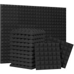 Panneau de traitement de rembourrage en mousse insonorise en forme de pyramide, 30x30x2. 5cm, 24 paquets, ...