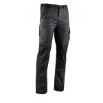 Lma - pantalon stretch bicolore gris / noir avec poches genouillères vulcain 44 Lma - pantalon stretch bicolore gris / noir avec poches genouillères vulcain 44