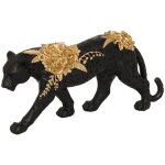Statuette panthre belli noir 40x8, 5cm atmosphera crateur d'intrieur