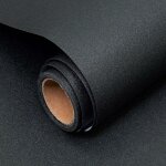 Papier adhesif pour meuble noir 40  300 cm papier peint adhesif autocollant mat impermable film vinyle ...