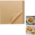 Papier de boucherie pour la restauration, 200 feuilles de papier d'emballage 8, 7' x 8, 7', papier d'emballage ...