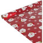 Papier cadeau mtallis imprim 200x70cm assorti - feeric lights & christmas