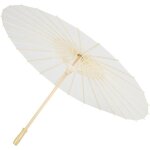 Papier parasol chinois / japonais parapluie en papier blanc diy peinture parapluie d�coratif de mariage ...