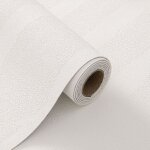 Papier peint 3d effet ciment blanc adh�sif auto collant �paississement 60cm x 2. 8m en rouleau style ...