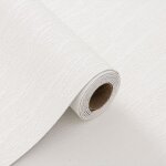 Papier peint 3d effet ondulation blanc adh�sif auto collant �paississement 60cm x 2. 8m en rouleau style ...