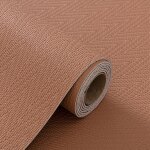Papier peint 3d effet tissu marron adh�sif auto collant �paississement 60cm x 2. 8m en rouleau style ...