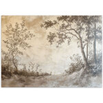 Papier peint arbres de la for�t nature 350x245